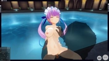 <strong></strong>3D變態動畫色情片 在泳池邊乾女傭，口交，搖擺，陰道蔓延 非常好 非常性感

